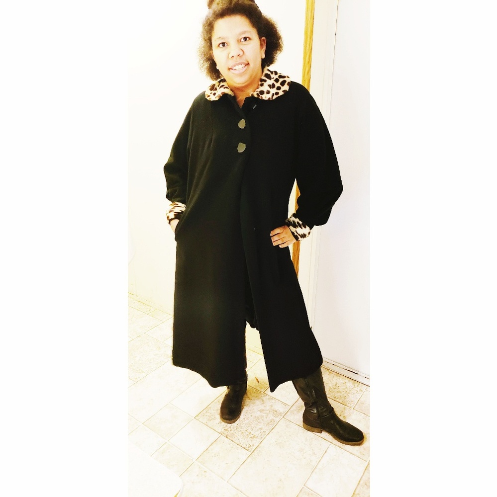 Vintage/ Antique wool trench style coat.